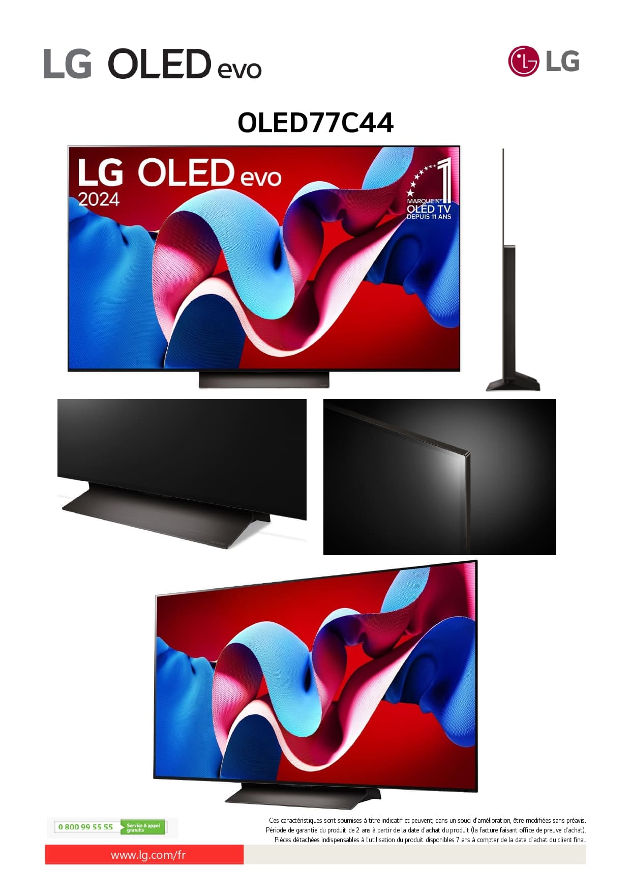 Téléviseur 195 CM L OLED77C4